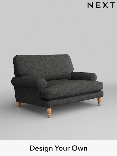 Boucle Weave Easy Clean/Charcoal Grey Erin Deep Relaxed Sit (D44890) | £975