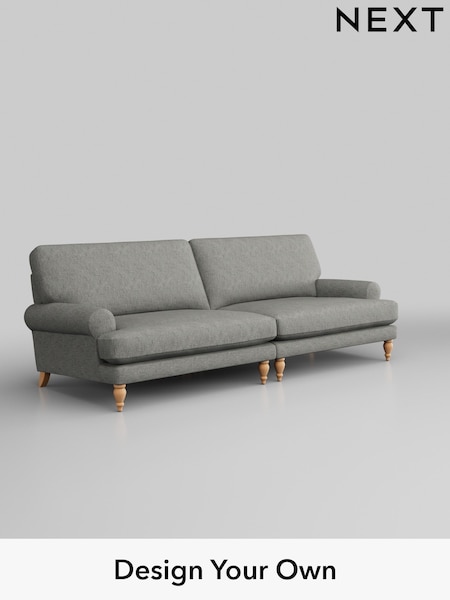Boucle Weave Easy Clean/Dark Grey Erin Deep Relaxed Sit (D44892) | £1,375