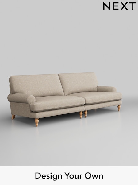 Boucle Weave Easy Clean/Dark Natural Erin Deep Relaxed Sit (D44893) | £1,375