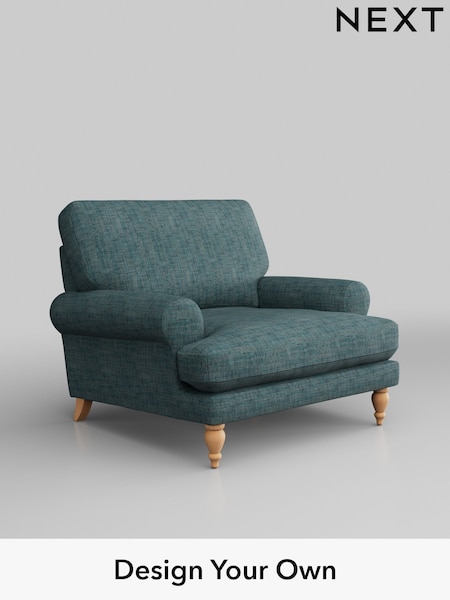 Boucle Weave Easy Clean/Dark Teal Green Erin Deep Relaxed Sit (D44894) | £775