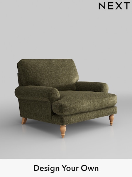 Plush Chenille/Moss Green Erin Deep Relaxed Sit (D44943) | £875