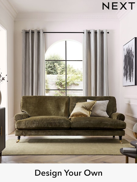 Plush Chenille/Moss Green Erin Deep Relaxed Sit (D44943) | £1,375