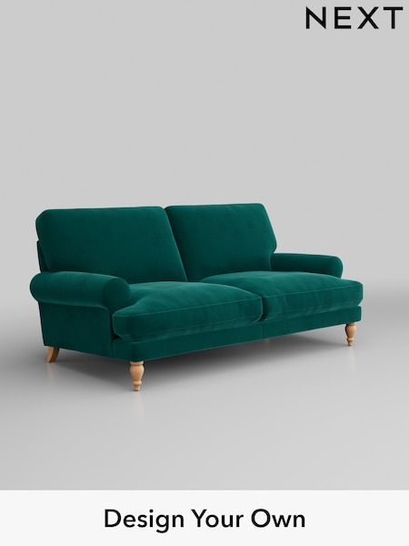 Plush Velvet Easy Clean/Juniper Green Erin Deep Relaxed Sit (D44951) | £1,275