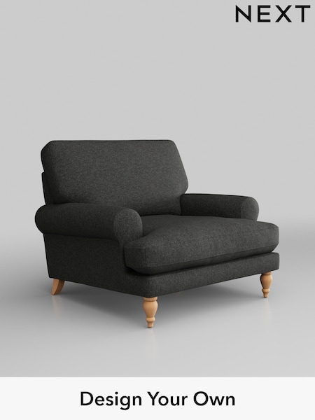 Tweedy Blend Easy Clean/Charcoal Grey Erin Deep Relaxed Sit (D44970) | £775