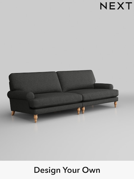 Tweedy Blend Easy Clean/Charcoal Grey Erin Deep Relaxed Sit (D44970) | £1,375
