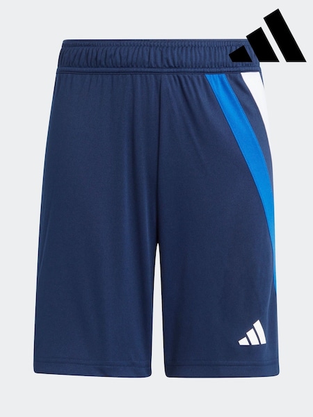adidas Navy Fortore 23 Football Shorts (D47077) | £13