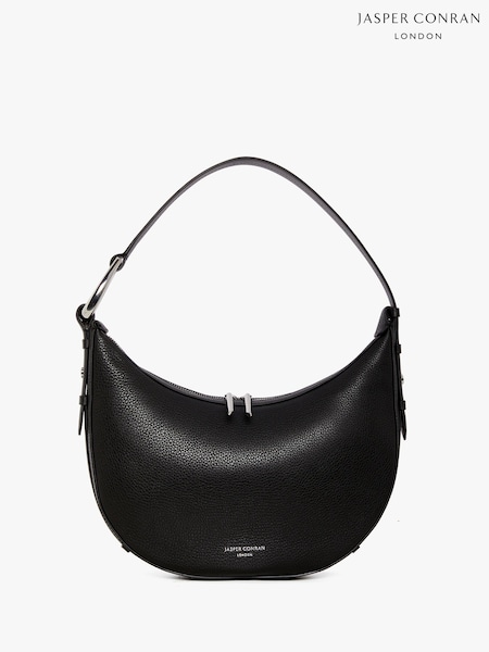 Jasper Conran London Scoop Black Shoulder Bag (D47174) | £220