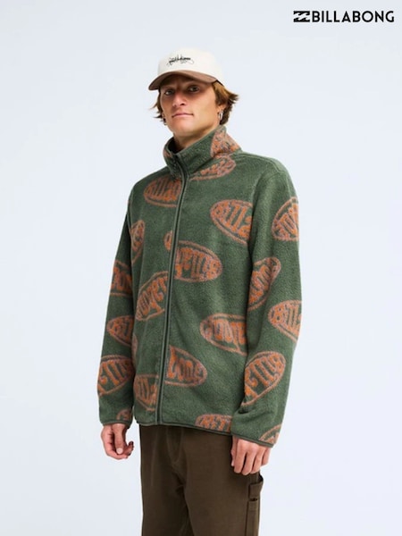 Green - Regular Billabong Cove Zip-up Fleece