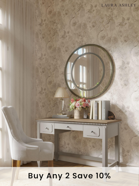 Laura Ashley Hanover 3 Drawer Desk (D49786) | £975