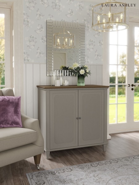 Laura Ashley Grey Hanover Drinks Cabinet (D50058) | £1,375
