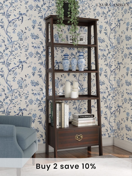 Laura Ashley Dark Chestnut Garrat Ladder Shelving Unit (D50059) | £695