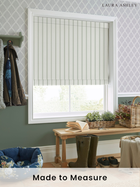 Laura Ashley Green 100% Cotton Farnworth Made to Measure Roman Blinds (D50121) | £79