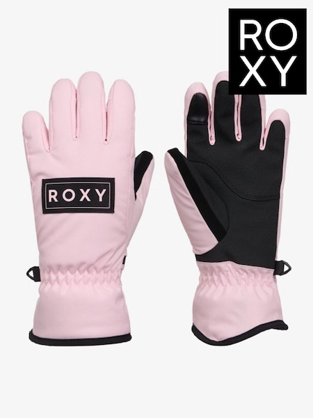 Pink - Roxy Freshfield Technical Snow Gloves
