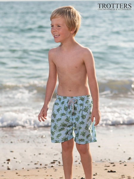 Trotters London Blue Turtle Swimshorts (D51414) | £45 - £50
