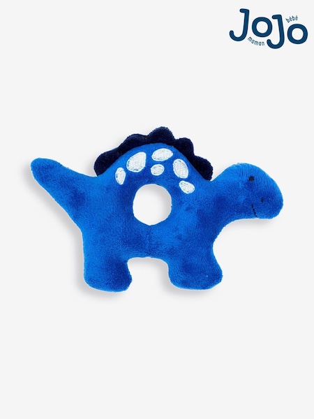 JoJo Maman Bébé Sammy Stegosaurus Soft Rattle (D51884) | £8.50