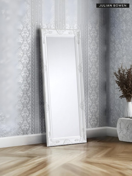 Julian Bowen White Palais Lean-To Dress Mirror (D52703) | £195