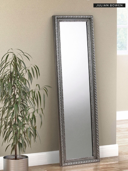 Julian Bowen Pewter Grey Allegro Dress Mirror (D52710) | £75
