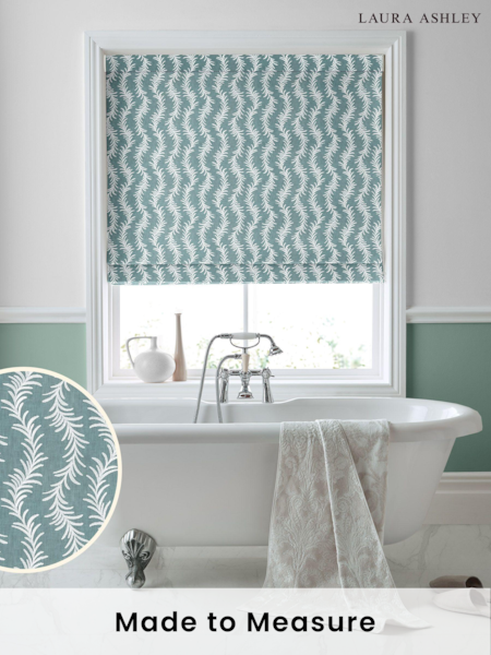 Laura Ashley Blue Dee Made to Measure Roman Blinds (D54101) | £99