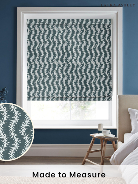 Laura Ashley Blue Dee Made to Measure Roman Blinds (D54103) | £99