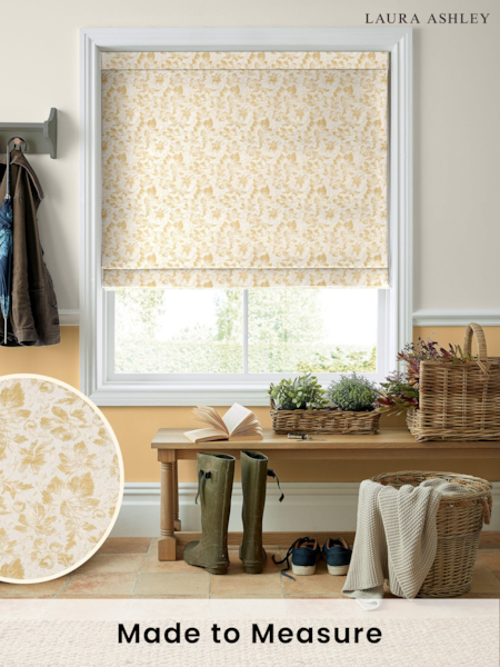 Laura Ashley Cream Churchstroke Made to Measure Roman Blinds (D54107) | £84