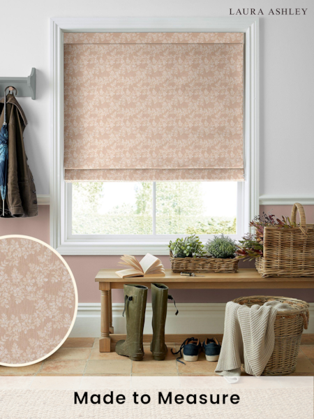 Laura Ashley Brown Burnham Woven Made to Measure Roman Blinds (D54108) | £89