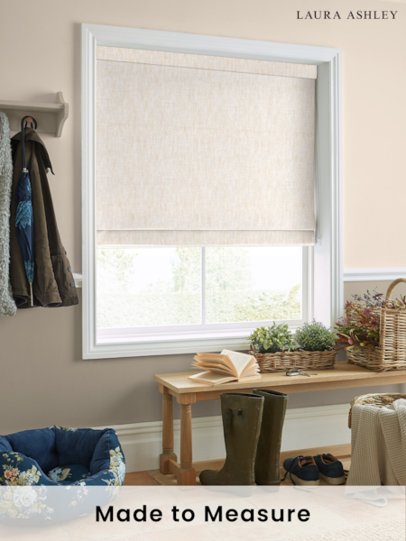 Laura Ashley Natural Ambrose Made to Measure Roman Blinds (D54115) | £89