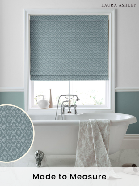 Laura Ashley Green Abingdon Made to Measure Roman Blinds (D54123) | £89