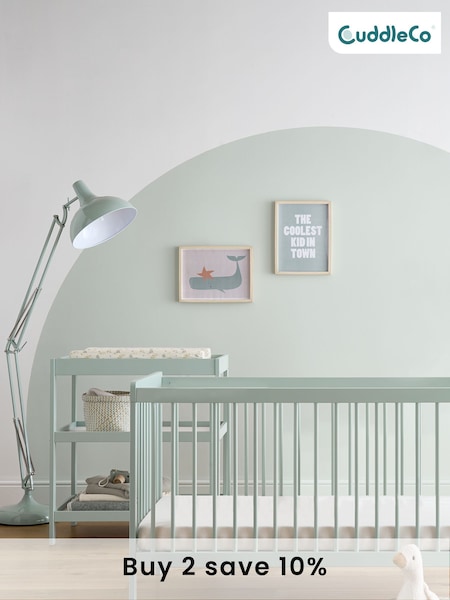 CuddleCo Green Nola 2 Piece Nursery Furniture Set (D56226) | £299