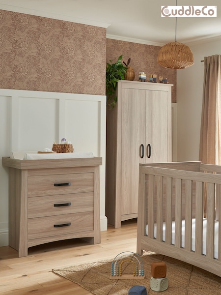 Cuddleco 3 Piece Ash Isla Nursery Furniture Set (D56501) | £899