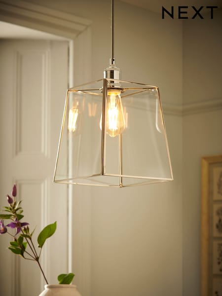 Chrome Warwick Easy Fit Pendant Lamp Shade (D56859) | £65