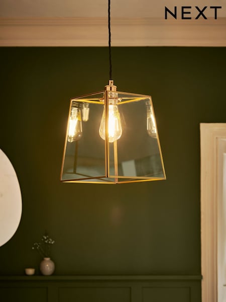 Brass Warwick Easy Fit Pendant Lamp Shade (D56860) | £65