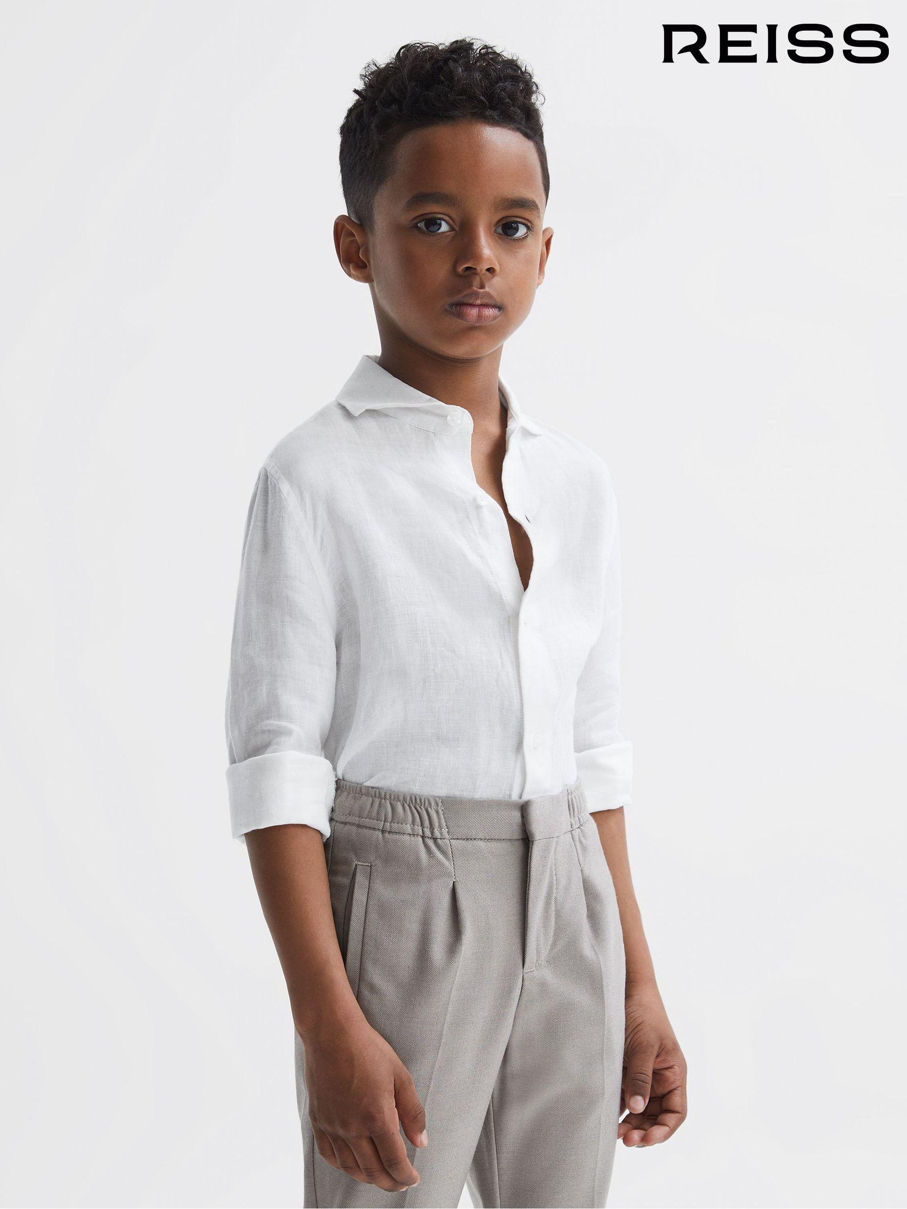 Buy Boys White Occasionwear Shirts Online Next UK