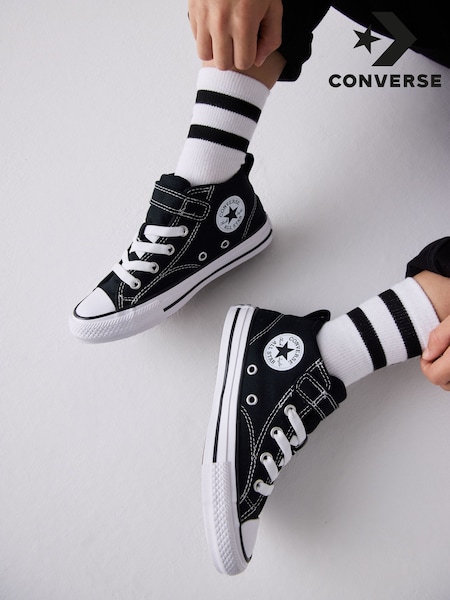 Converse Black Malden Street Junior Trainers (D56967) | £40