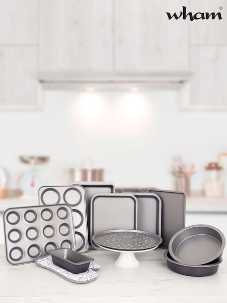 Wham Silver Baker Salt Medium Family Bakeware Set (D58637) | £85