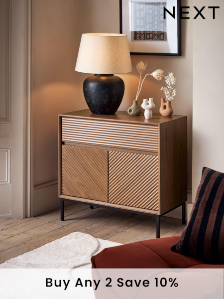 Dark Marlow Oak Effect Small Sideboard (D58830) | £299