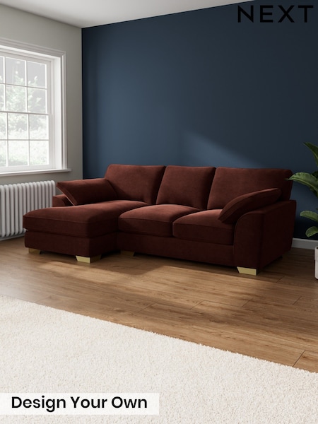 Luxe Chenille/Chestnut Brown - Stamford Grand Relaxed Sit