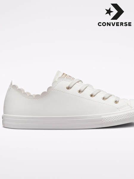 Converse White Dainty Trainers (D59720) | £50