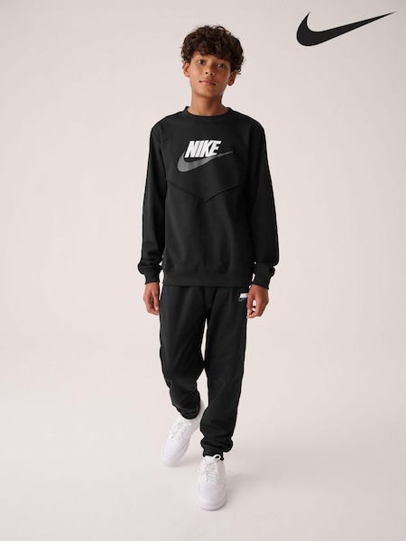 Nike Black Sportswear Tracksuit (D60274) | £55