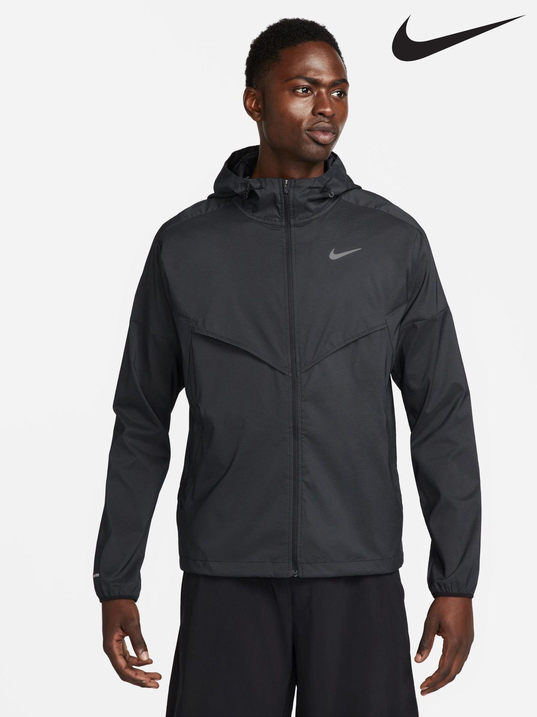 nike black mens coat