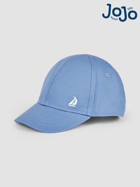 JoJo Maman Bébé Blue Baseball Cap (D60558) | £14