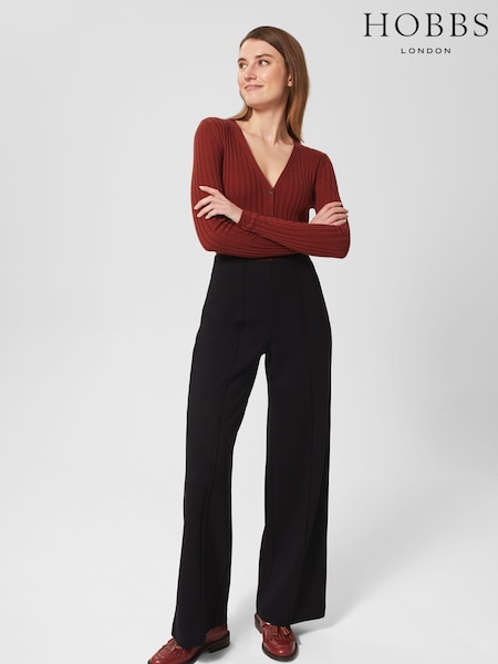 Hobbs Black Petite Prim Trousers (D60784) | £89