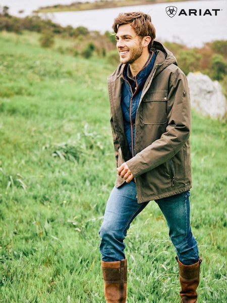 Ariat Argentium Brown Coat Jacket (D61204) | £300
