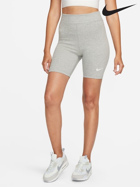 Nike Dark Grey Heather Classic High Waisted 8" Cycling Shorts (D61585) | £28