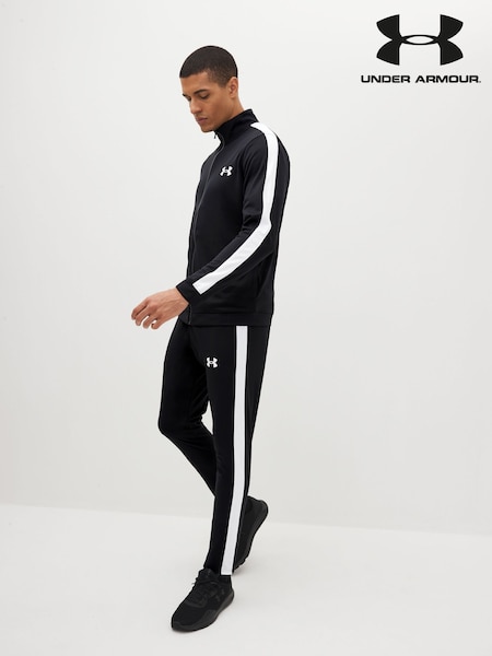 Under Armour Black Rival Knit Hooded Tracksuit (D61799) | £0