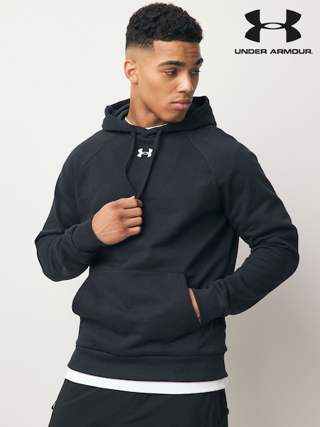 Under Armour Black Rival Fleece Hoodie (D61901) | £53