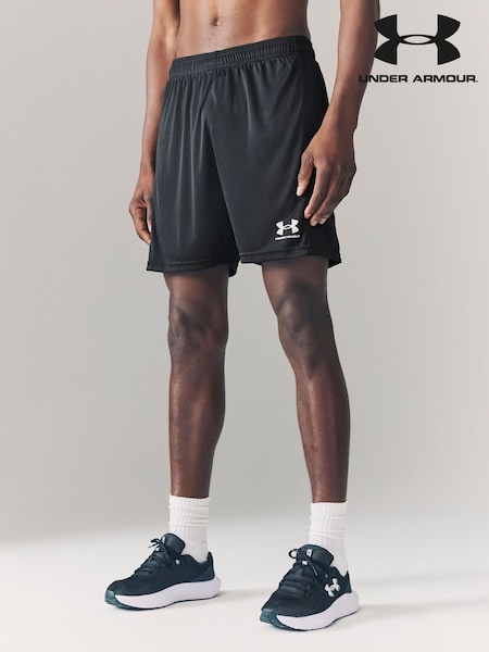Under Armour Black/White Challenger Knit Shorts (D62280) | £25