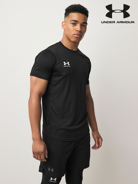 Under Armour Black Challenger Train Short Sleeve T-Shirt (D62299) | £25