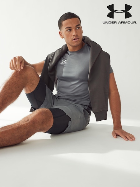 Under Armour Grey Challenger Train Short Sleeve T-Shirt (D62301) | £25