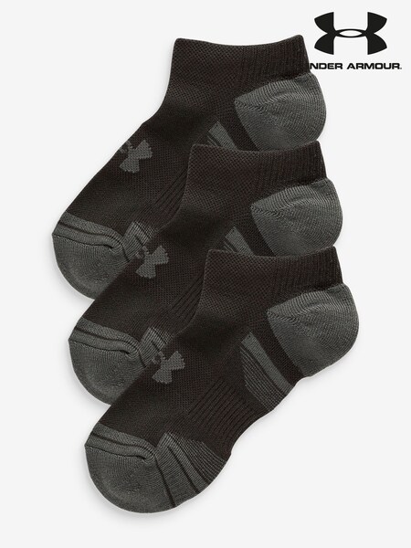 Under Armour Black Performance Tech Socks 3 Pack (D62576) | £11