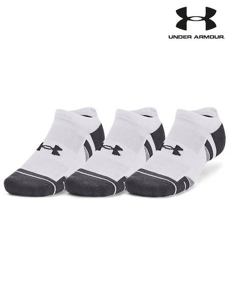 Under Armour White Performance Tech Socks 3 Pack (D62578) | £11